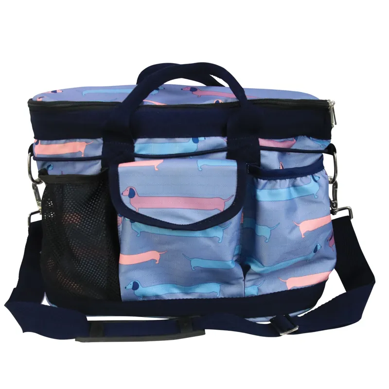 Hy Equestrian Dorris The Dachshund Grooming Bag - Riviera/Navy